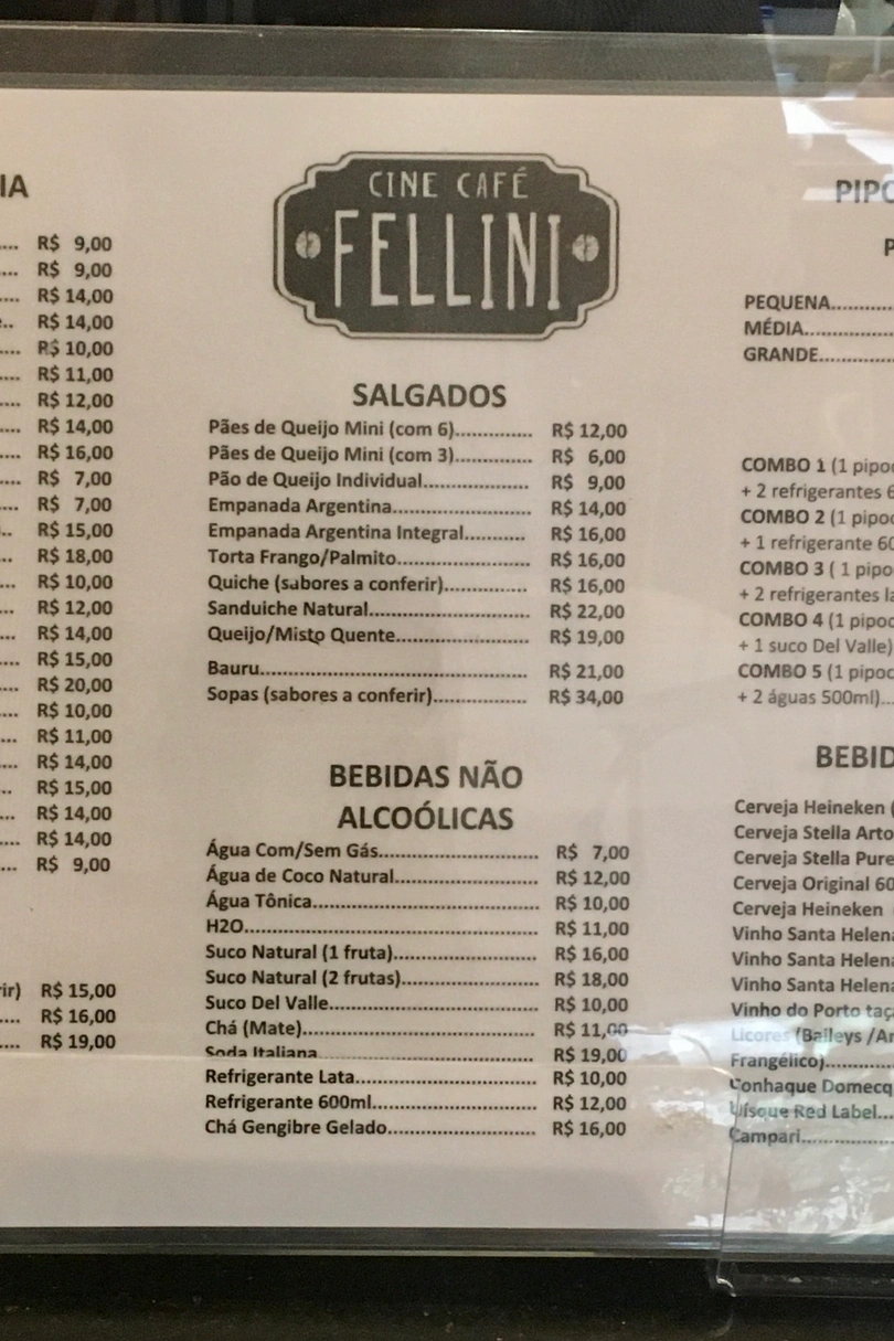 Cine Café Fellini cover