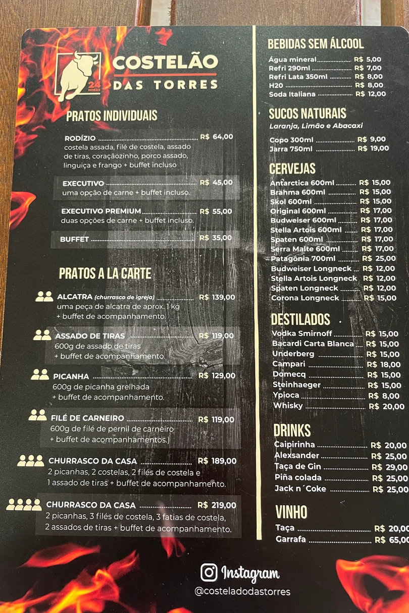 Costelão das Torres 24 horas cover