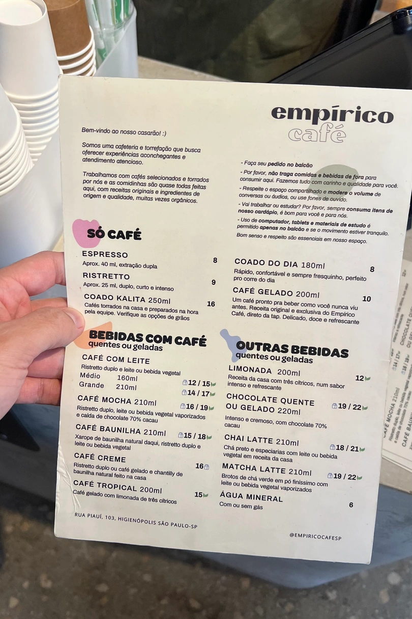 Empírico Café cover